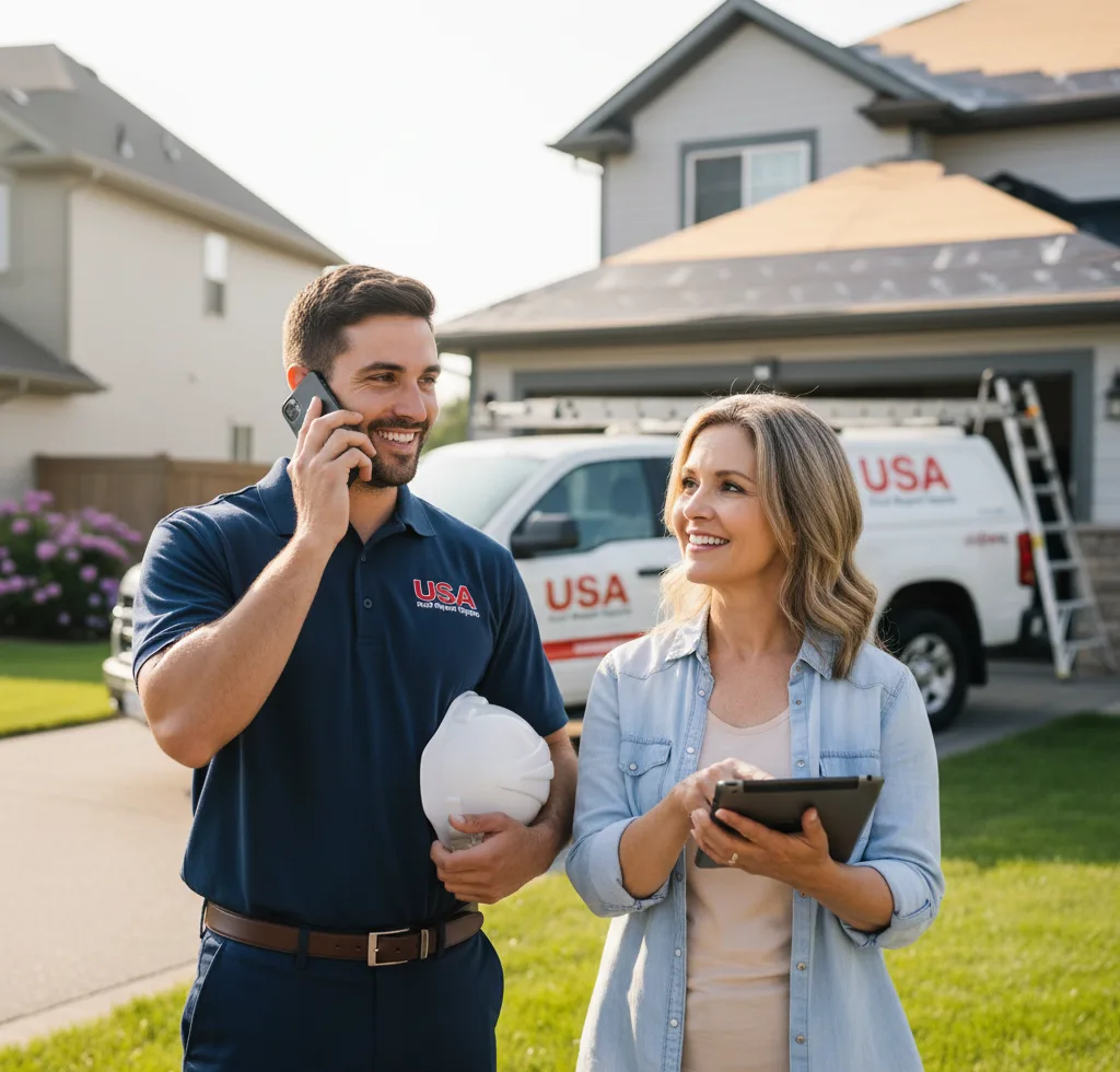 USA Roof Repair Experts customer support in Royal City